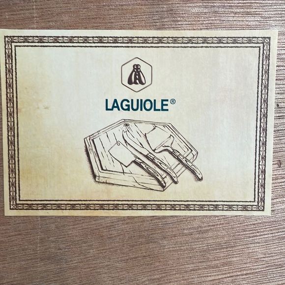 LAGUIOLE CHEESE BOARD & KNIVES SET with wood box - MADE IN FRANCE! - Picture 2 of 9
